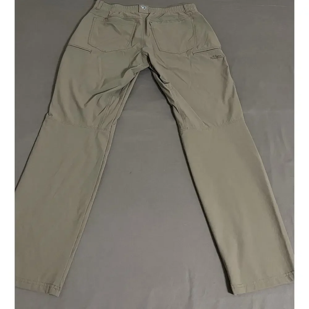 Kuhl Deceptr Mens Hiking Pants 34x32 Gray Stretch Outdoor Tuff Lite